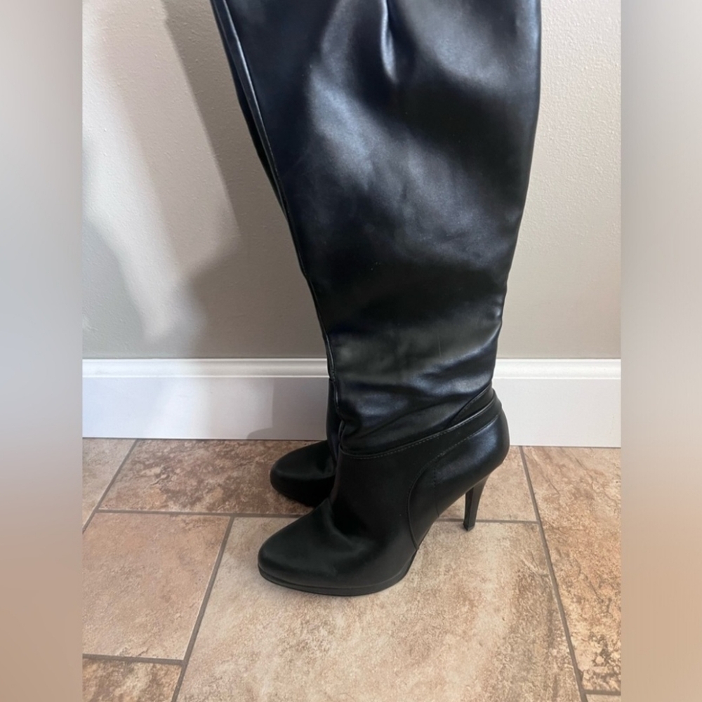 Nine West Black Heeled Boots